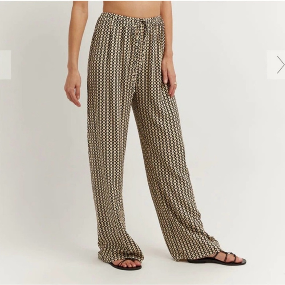 DISSH Marlow Beige Geo Pant Size US 6 NWT